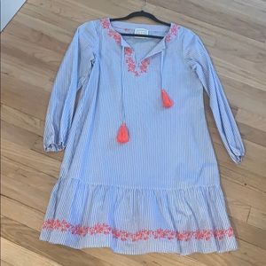 Sail to Sable Ruffle Dress sz S